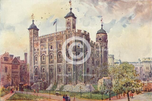 The White Tower, Tower of London, 1906. Artist: Unknown.
