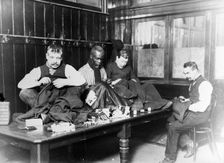 The Whitechapel Mission - Tailors, London, c1910. Creator: Unknown