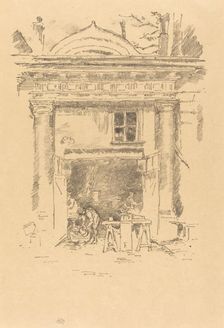 The Whitesmiths, Impasse des Carmélites, 1894. Creator: James Abbott McNeill Whistler