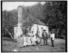 The Whole black family at the Hermitage, Savannah, Ga., c1907. Creator: Unknown