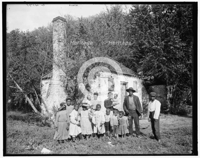 The Whole black family at the Hermitage, Savannah, Ga., c1907. Creator: Unknown.