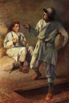 "The whole loaf is for thee, and Beardless is to get nothing!", 1917. Creator: Unknown