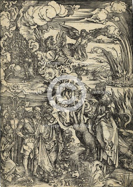 The Whore of Babylon. From Apocalypsis cum Figuris, 1498.