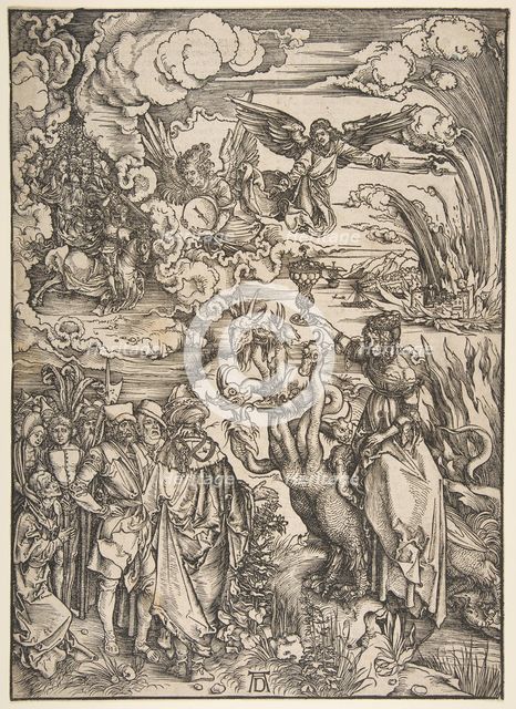 The Whore of Babylon.n.d. Creator: Albrecht Durer.