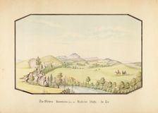 The Wichita Mountains from Medicine Bluff, Indian Territory, 1867. Creator: Hermann Stieffel