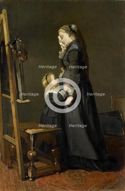 The Widow of a Painter, 1870. Creator: Kate Bisschop-Swift.