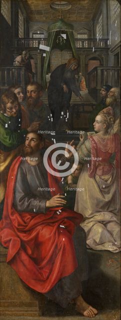 The Widow's Offering, 1602. Creator: Martin de Vos.
