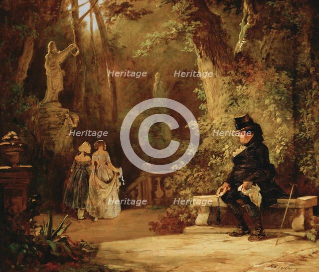 The Widower, ca 1860.