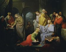 The widow's mite, 1836. Creator: Ignaz Dullinger