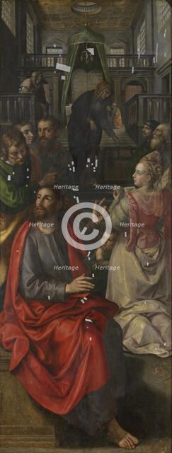 The Widow's Offering, 1602. Creator: Martin de Vos.