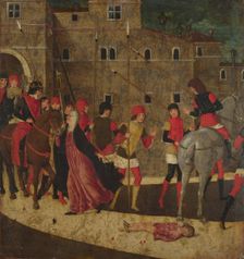 The Widow's Petition, Between 1475 and 1500. Artist: Italian master