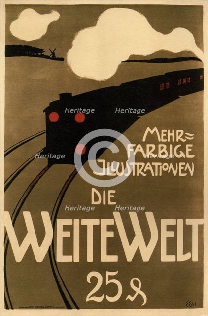 The Wide World, 1900. Artist: Edel, Edmund (1863-1934)