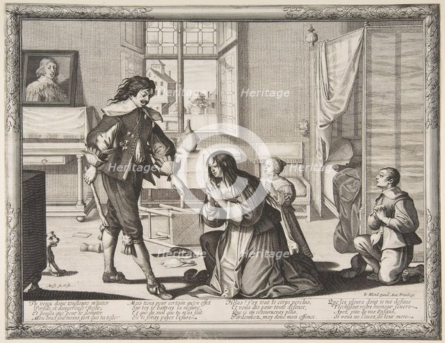 The Wife-Beater, ca. 1633. Creator: Abraham Bosse.