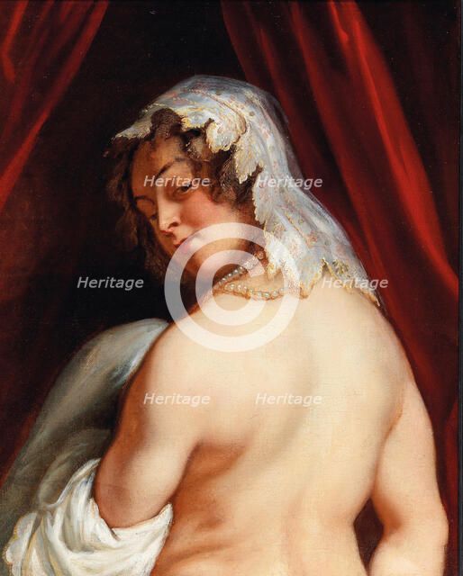 The wife of King Candaules, c. 1645. Creator: Jordaens, Jacob (1593-1678).