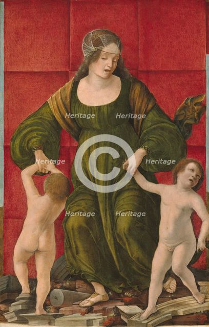 The Wife of Hasdrubal and Her Children, c. 1490/1493. Creator: Ercole de' Roberti.