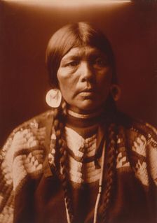 The wife of Ow High, c1905. Creator: Edward Sheriff Curtis