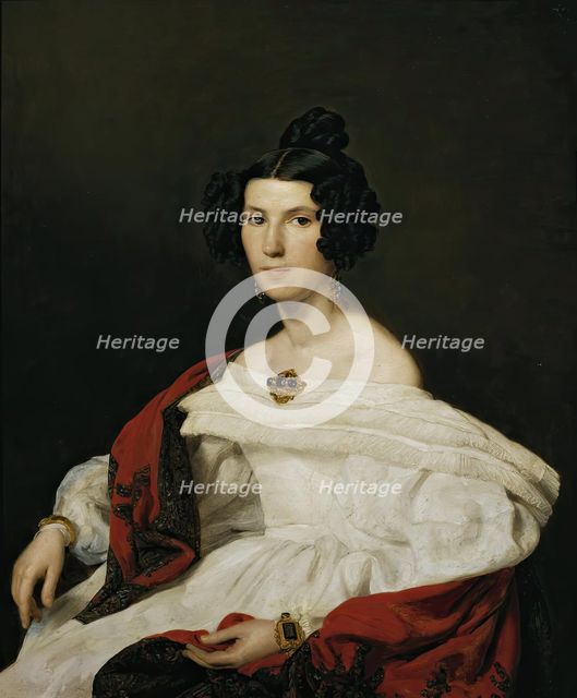 The wife of the court official Josef von Stadler, 1835. Creator: Ferdinand Georg Waldmuller.