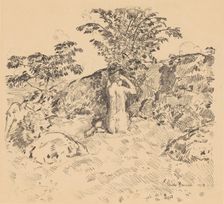 The Wild Cherry Tree, 1918. Creator: Frederick Childe Hassam
