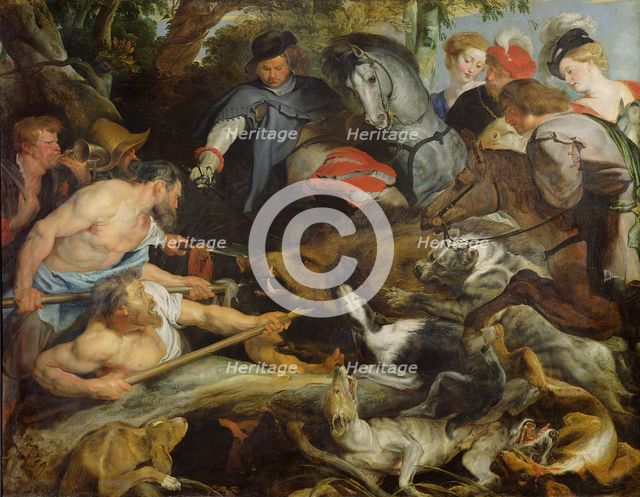 The Wild Boar Hunt, ca 1616.