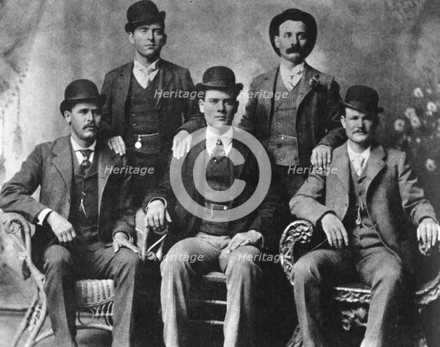 The Wild Bunch, American outlaw gang, 1901 (1954). Artist: Unknown