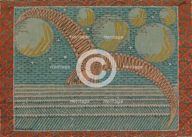 The Wild Duck and the Celestial Bodies, 1919-1920. Creator: Joseph Alanen.