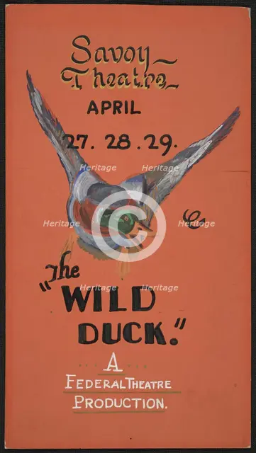The Wild Duck, San Diego, 1936. Creator: Unknown.