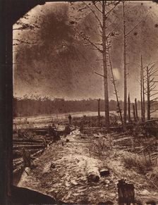 The Wilderness Battlefield, 1864. Creator: Unknown