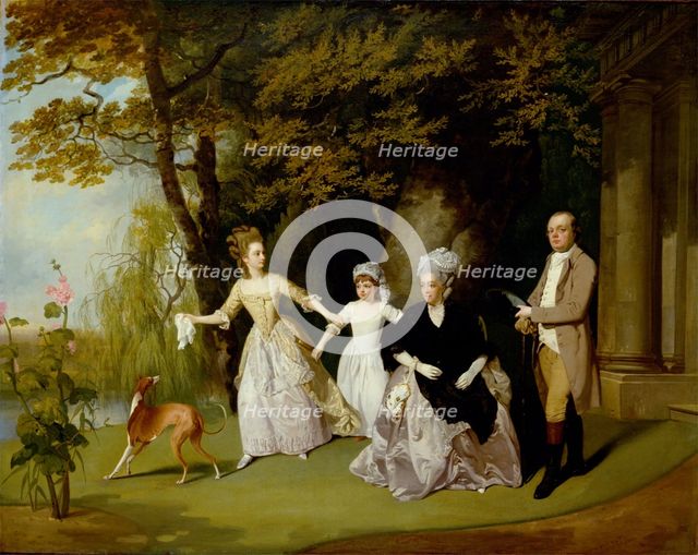 The Wilkinson Family, between 1776 and 1778. Creator: Francis Wheatley.