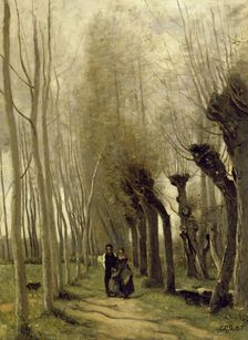 The Willows of Marissel, 1857. Creator: Jean-Baptiste-Camille Corot