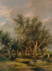 The Willow Stream c1839. Artist: James Stark