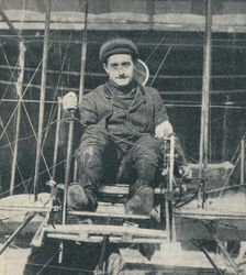The winner of the £10,000 prize for the flight from London to Manchester, 1910 (c1937)