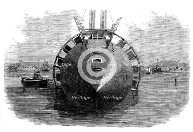 The Winans Steam-vessel - end view, 1858. Creator: Unknown.
