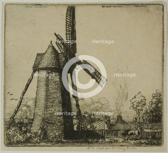 The Windmill, 1902. Creator: Donald Shaw MacLaughlan.