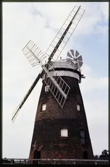 The windmill at Thaxted, known as John Webb's Windmill, seen from the south-east, Essex, 1986. Creator: Dorothy Chapman