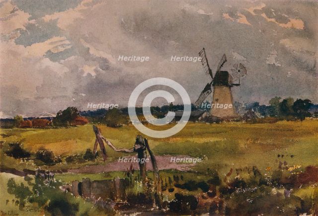 'The Windmill', c1890. Artist: Thomas Collier.