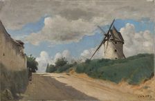 The Windmill, ca 1835-1840. Creator: Corot, Jean-Baptiste Camille (1796-1875)