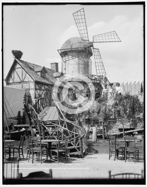 The Windmill, Hammerstein's Paradise Gardens, New York, between 1900 and 1906. Creator: Unknown.