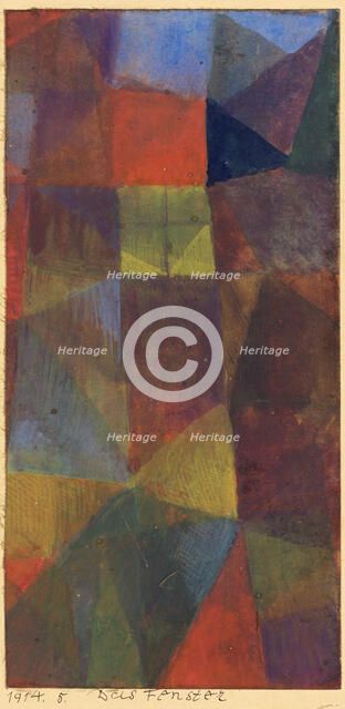 The window, 1914. Creator: Klee, Paul (1879-1940).