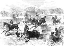 The Windsor Steeplechase, 1869. Creator: Unknown
