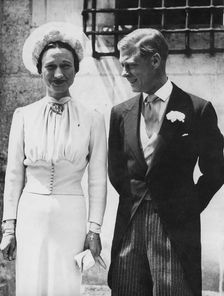 The Windsors on their wedding day, 3rd June 1937. Creator: Unknown