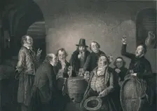 The Wine Commission mid 19th century. Creator: AH Payne