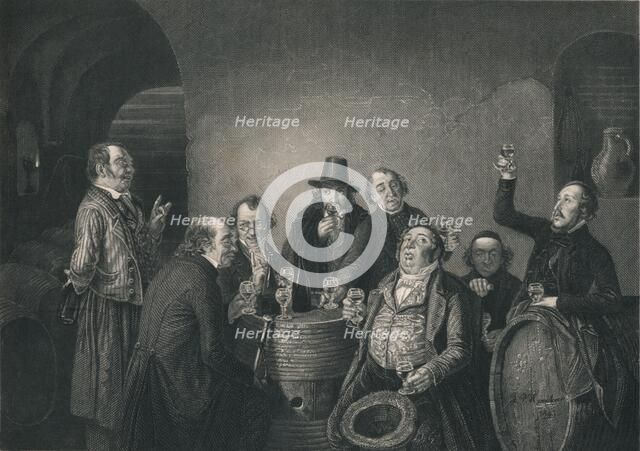 'The Wine Commission', mid 19th century. Creator: AH Payne.