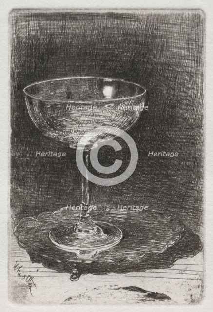 The Wine Glass, 1858. Creator: James McNeill Whistler (American, 1834-1903).