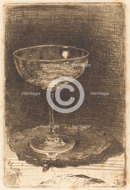 The Wine-Glass, 1858. Creator: James Abbott McNeill Whistler.