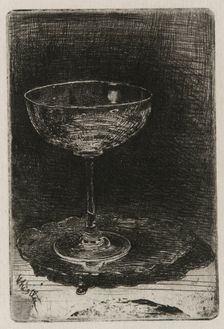The Wine Glass, 1858. Creator: James Abbott McNeill Whistler