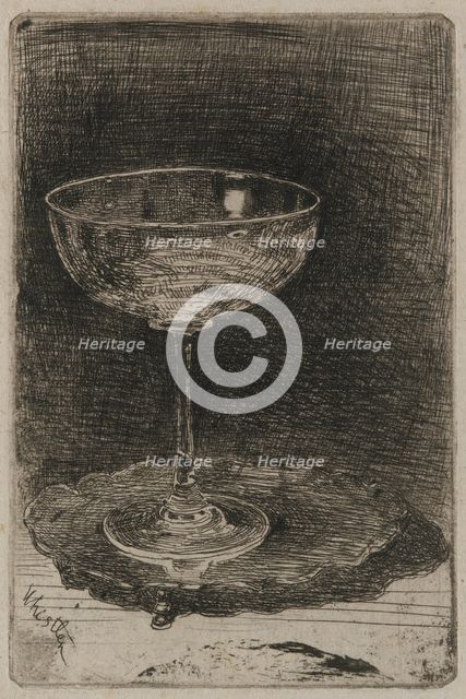 The Wine Glass, 1858. Creator: James Abbott McNeill Whistler.
