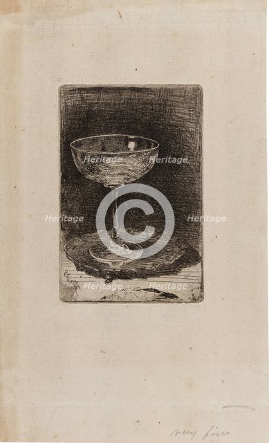 The Wine-Glass, 1858. Creator: James Abbott McNeill Whistler.