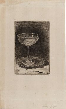 The Wine-Glass, 1858. Creator: James Abbott McNeill Whistler