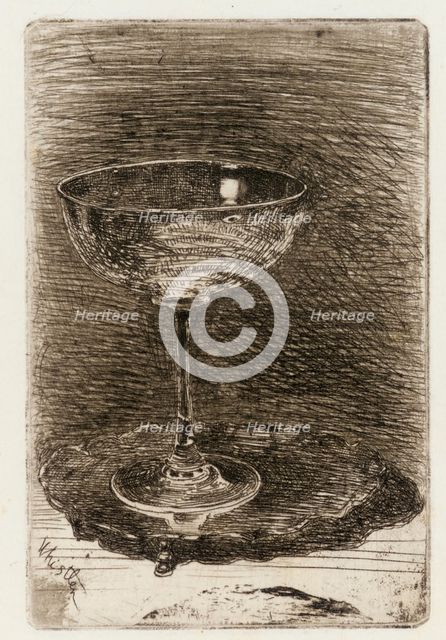 The Wine Glass, 1858. Creator: James Abbott McNeill Whistler.