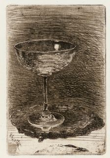 The Wine Glass, 1858. Creator: James Abbott McNeill Whistler